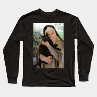 Saint Gertrude of Nivelles Long Sleeve T-Shirt